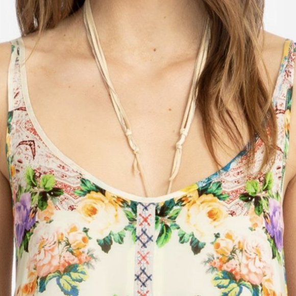 Johnny Was LOGAN Rose Paisley Floral Hi-Low Dress - Picture 3 of 6